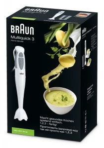 Braun Minipimer Multiquick 3 MQ 300 Soup Confezione