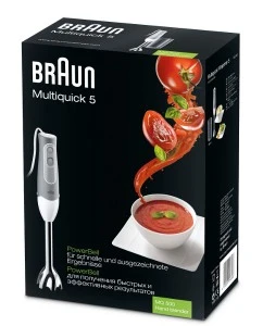 Braun Minipimer Multiquick 5 MQ 500 Soup Confezione