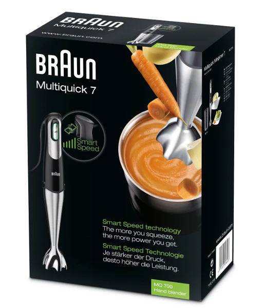 Braun Minipimer Multiquick 7 MQ 700 Soup Confezione