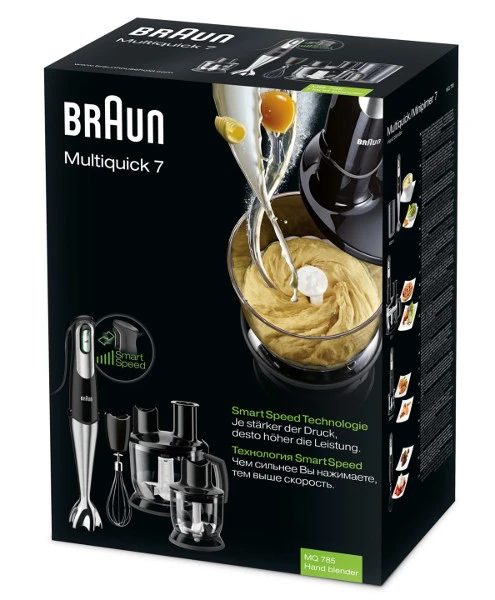 Braun Minipimer Multiquick 7 MQ 785 Patisserie Plus Confezione