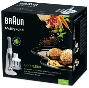 Braun Minipimer Multiquick 9 Cordless MQ 930 cc Confezione