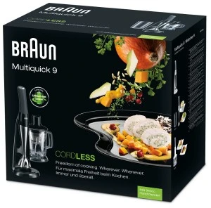 Braun Minipimer Multiquick 9 Cordless MQ 940 cc Confezione